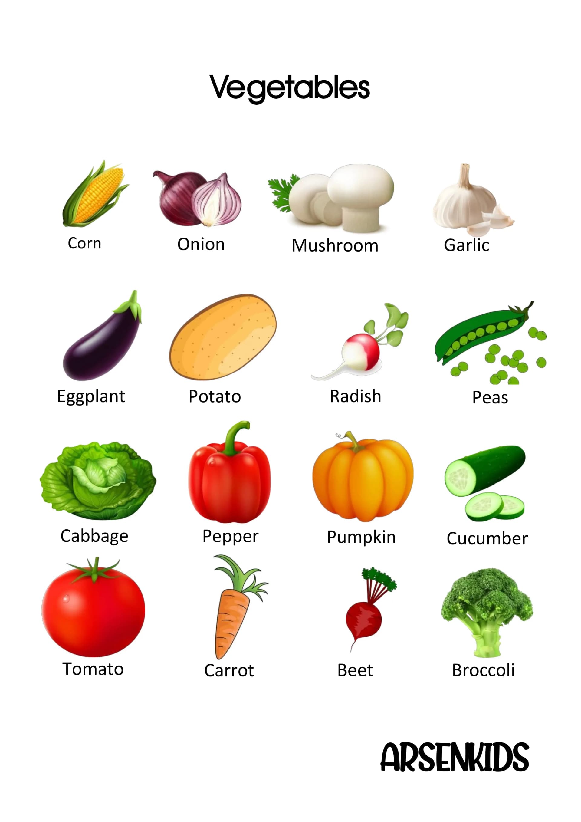 vegetables